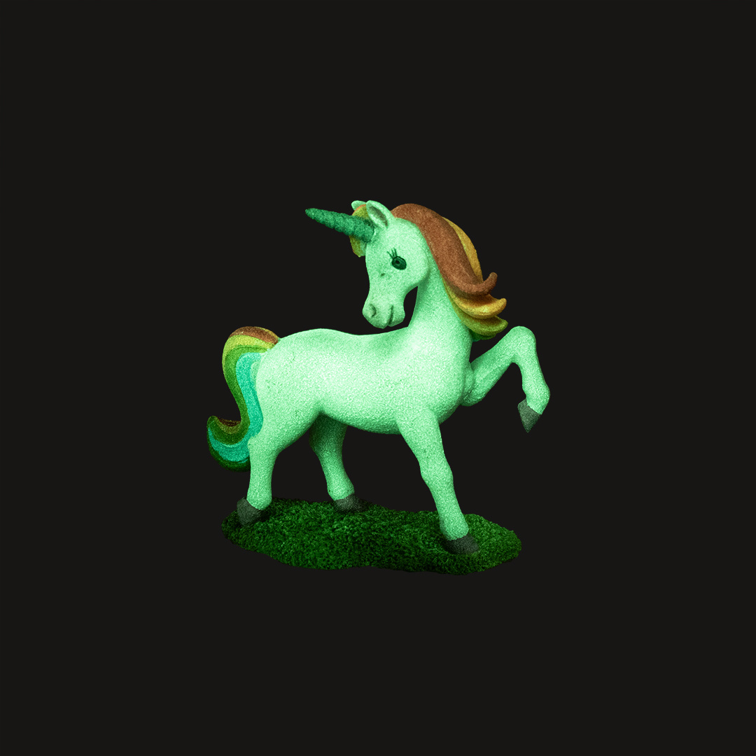 Aqua D'ella Eenhoorn 2 Glow in the dark