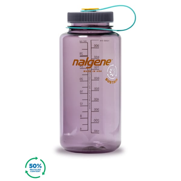 Gourde NALGENE BOUTEILLE GRDE OUVERTURE SUSTAIN 1L AUBERGINE SUS