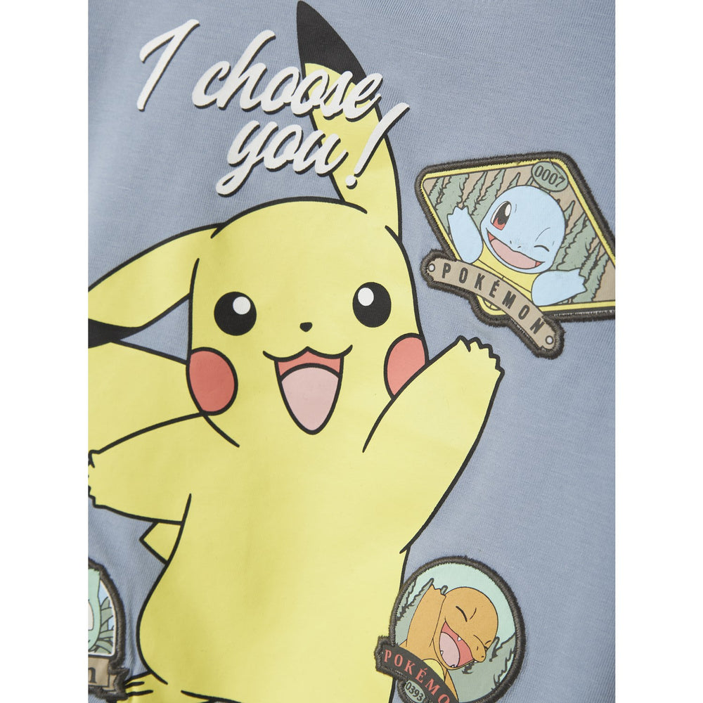 Køb Name It Dusty Blue Nmmjumbo Pokemon Nreg Ls Top Box Sky