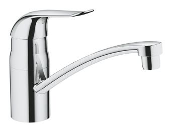 Grohe Euroeco Special 1-gats keukenkraan m. lage draaibare uitloop chroom