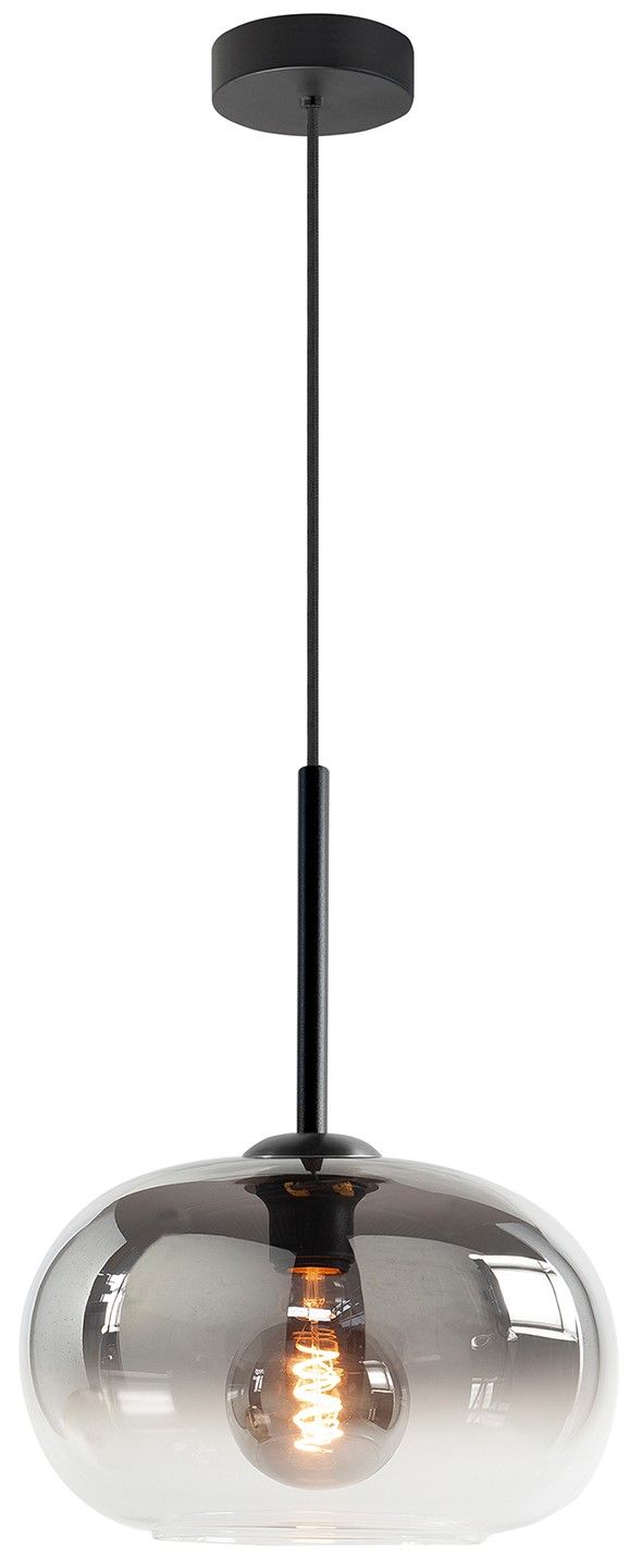 Hanglamp rookkleurig glas Bellini ⌀31  x H130 cm