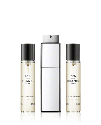 Chanel No. 5 L'Eau EdT Taschenspray (nachfüllbar) 3x20ml
