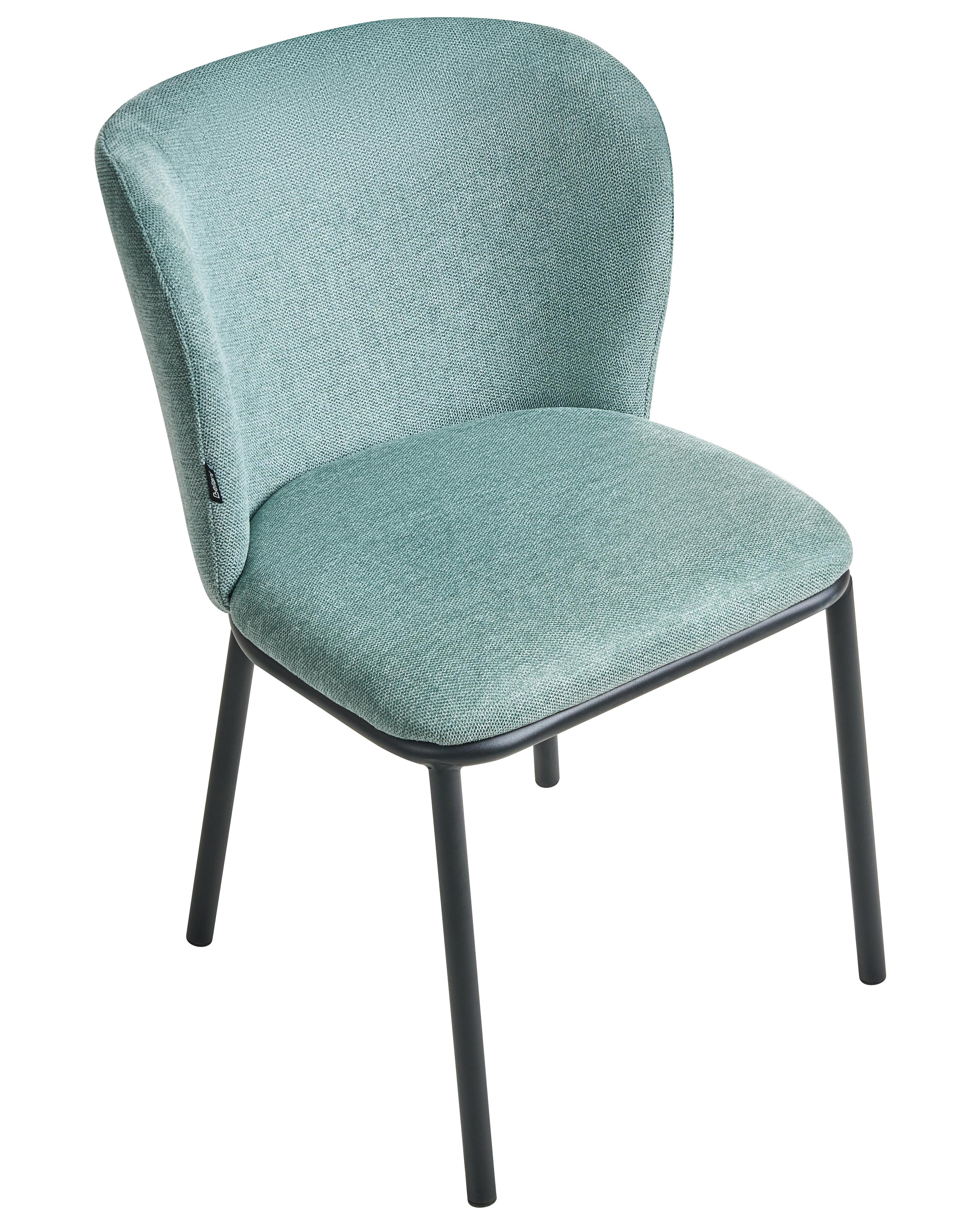 Set van 2 eetkamerstoelen ARTESIA Stof Mintgroen