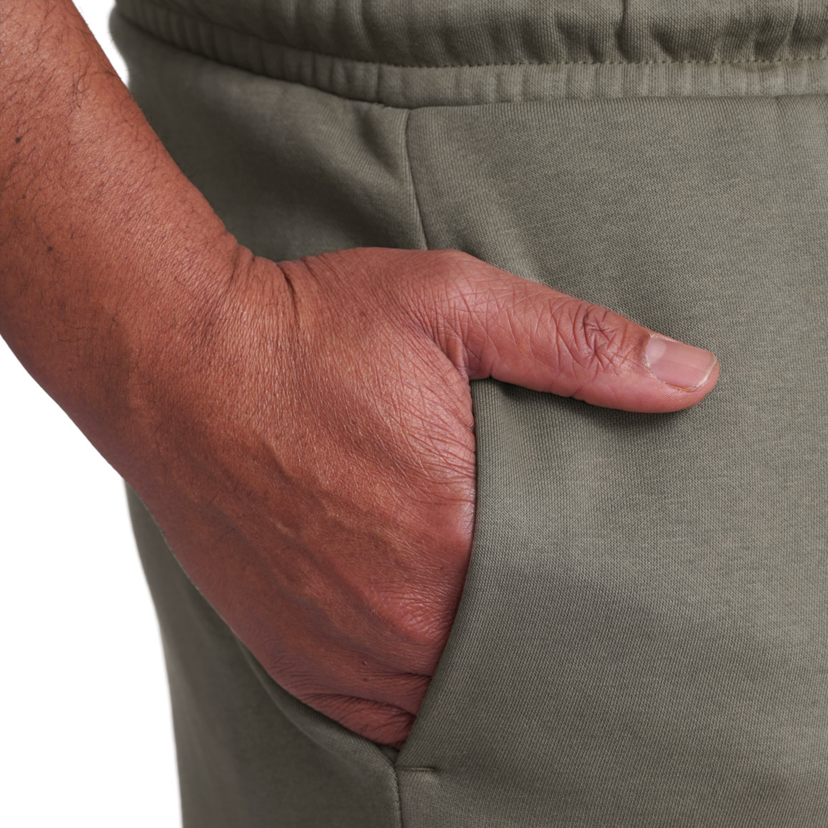 VanVaan Herren Sweatshorts in Unifarben oliv