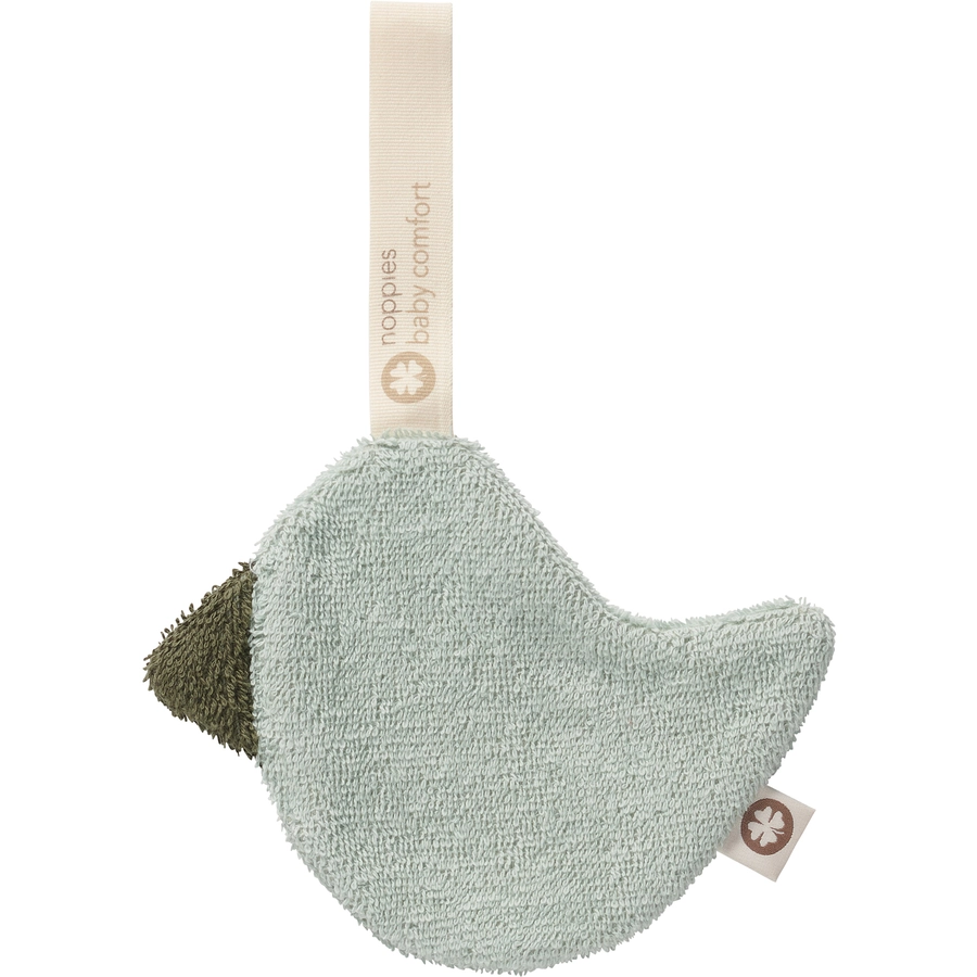 Noppies Schnullertuch Duck pacifier cloth Puritan Gray
