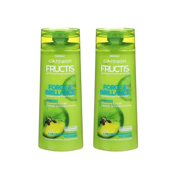 Shampoo Fortificante Garnier Fructis Força e Brilho 2 x 250ml