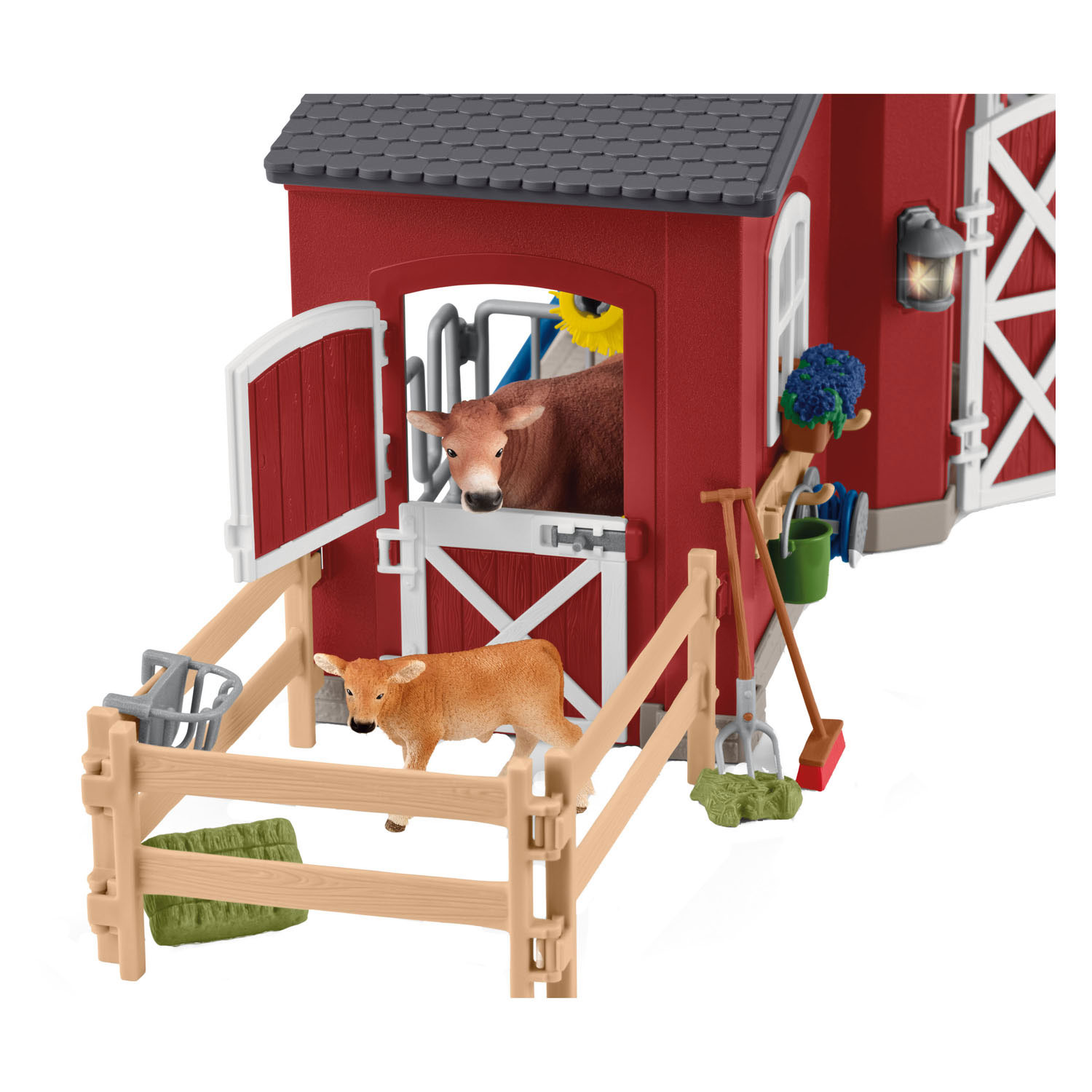 schleich FARM WORLD Grote Stal Rood42606