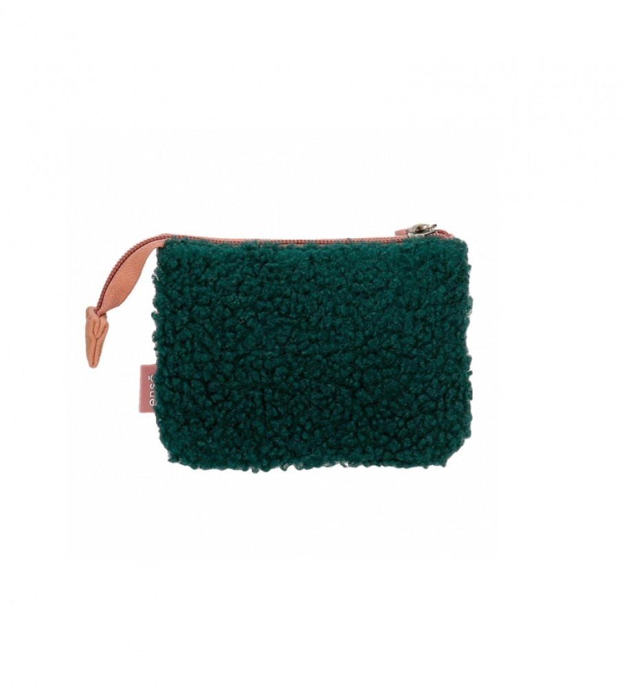 Bolsa Enso Shine Stars rosa e verde - 14x10x5cm