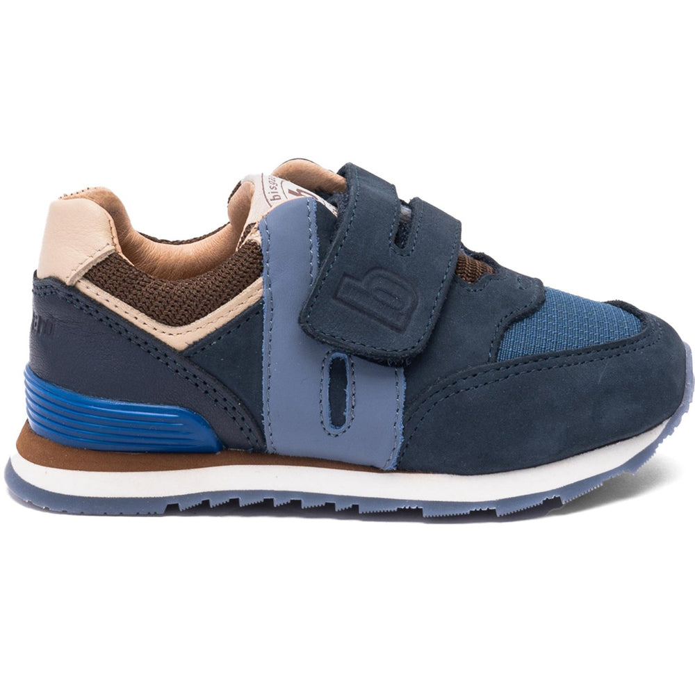 Køb Bisgaard Navy Winston Velcro Sko