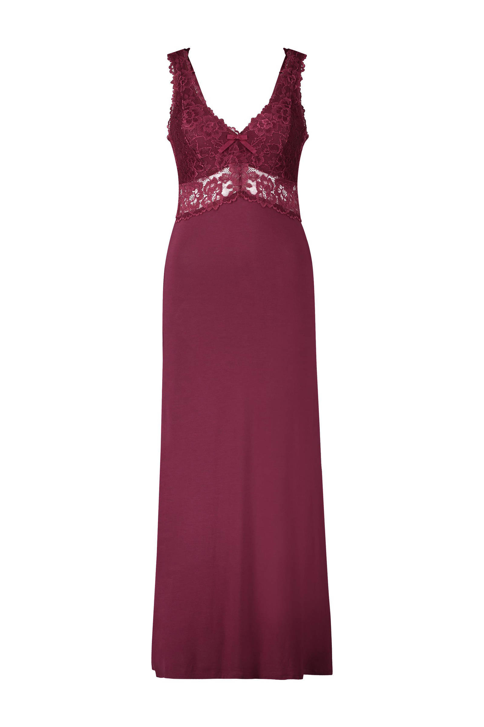 Hunkemöller slipdress Nora donkerrood