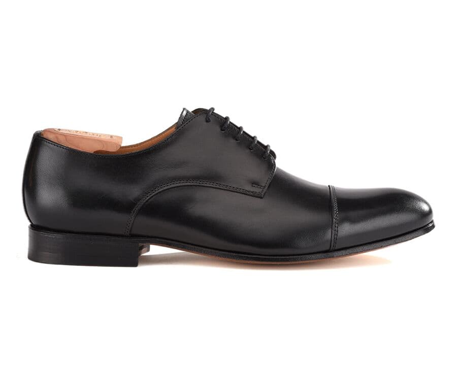 Derbies homme Noir semelle cuir - DURRINGTON
