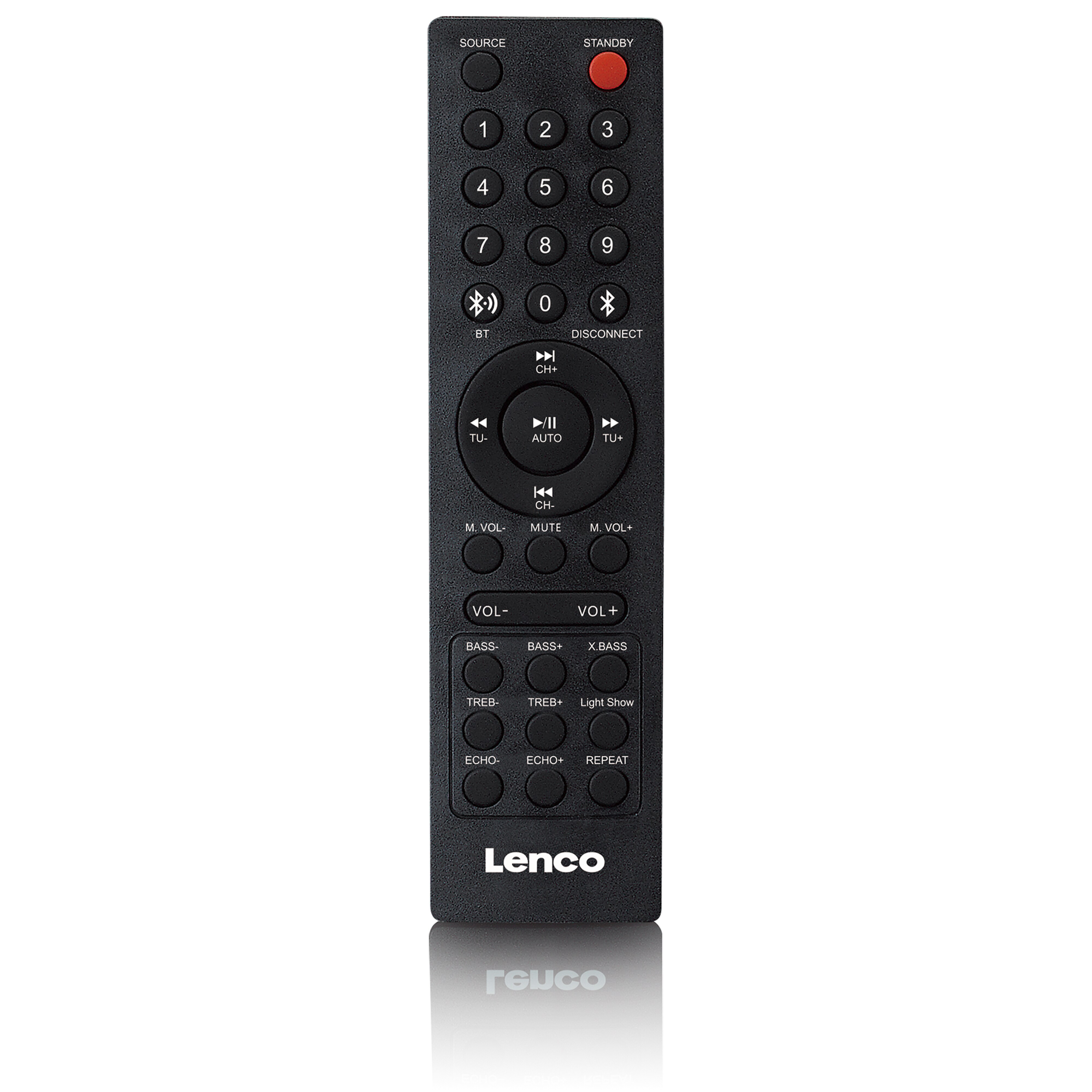 Lenco - PA-260BK - PA-Anlage mit kompletter LED-Frontbeleuchtung