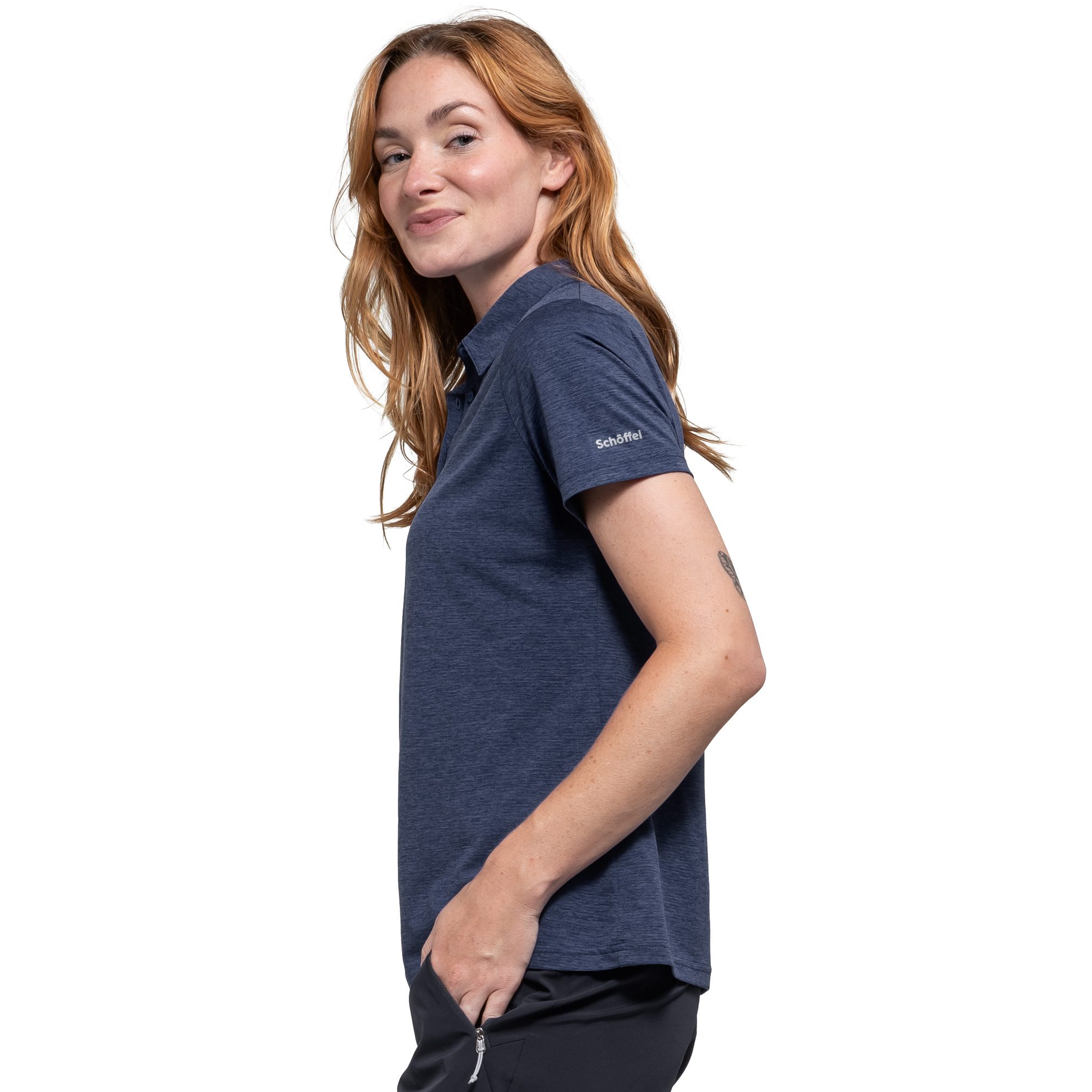 Schöffel Tauron Polo Shirt Damen navy blazer