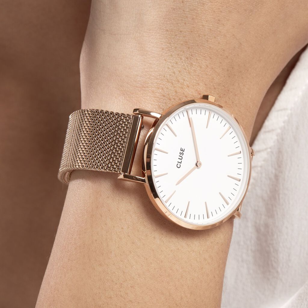Montre Cluse Boho Chic Blanc