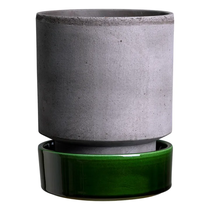 Bergs Potter Soucoupe pour pot Hoff glacée | Vert