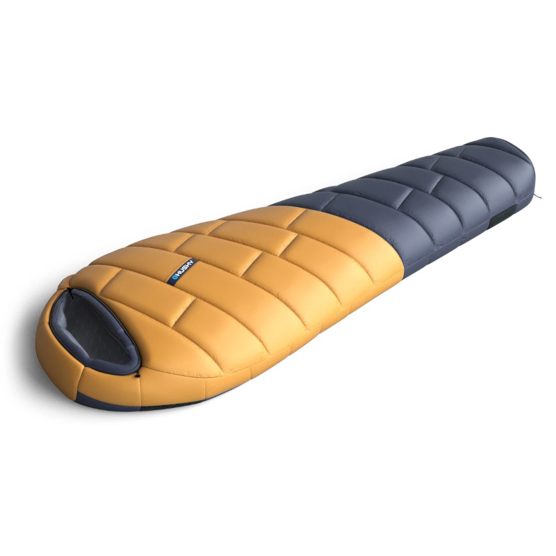 Husky Proud Mustard mummyslaapzak - Blue Yellow