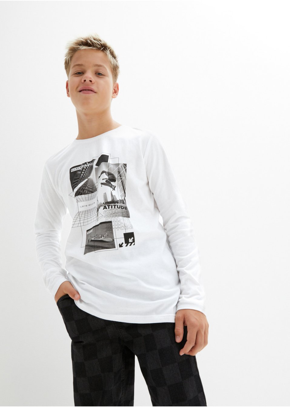 T-shirt manches longues garçon