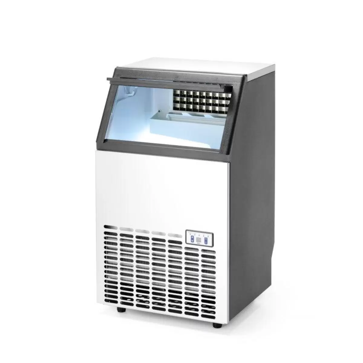 Eiswürfelmaschine HENDI Eiswürfelbereiter 35 kg,