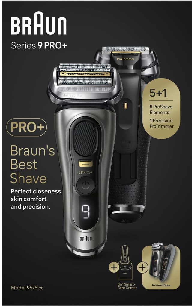 Braun Series 9 PRO+ barbermaskine 9575cc (graphite)