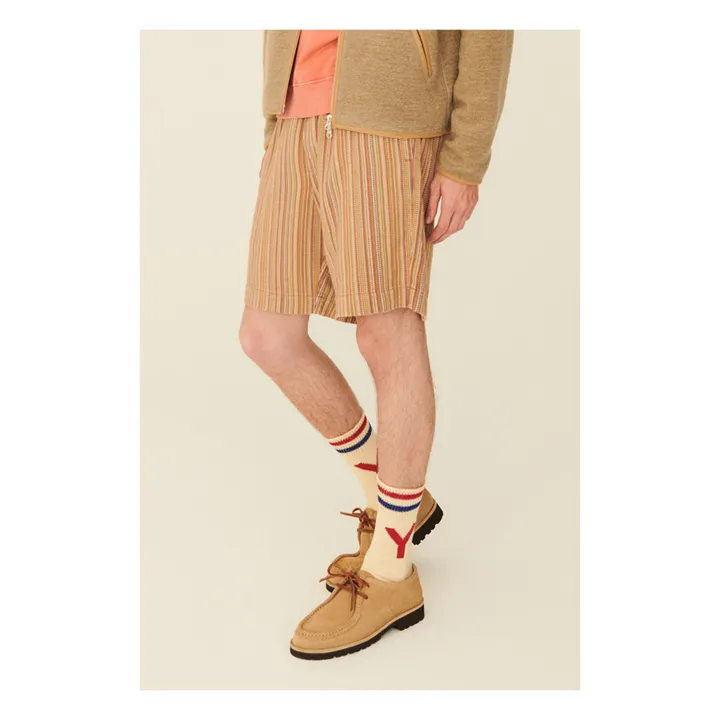 YMC Short Jay Rayé | Orange