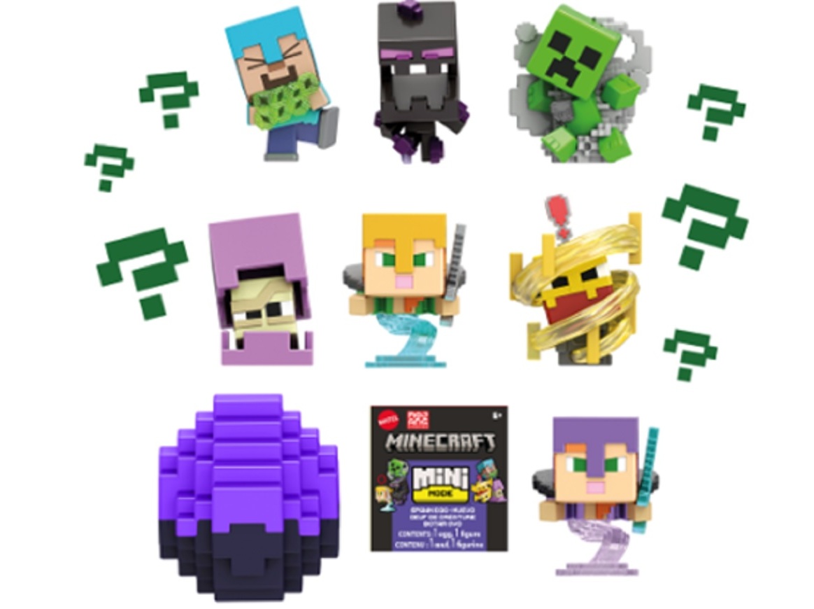 OVO SPAWN MINI MINECRAFT MODELOS SORTIDOS