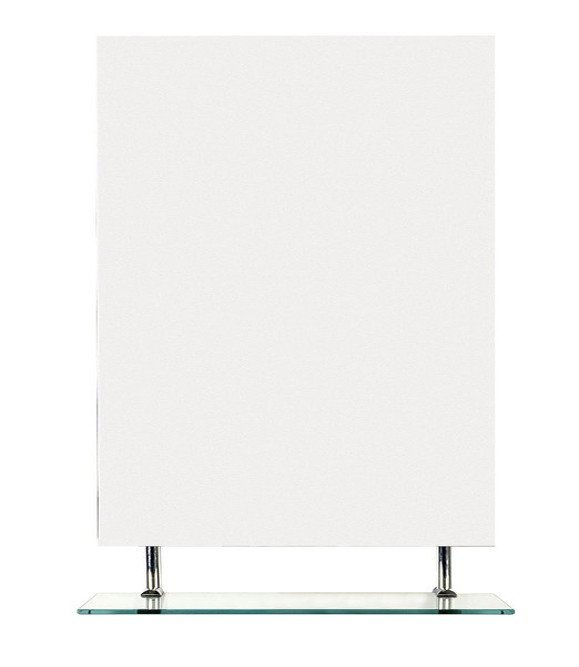 Sapho Wega spiegel rechthoekig met planchet 70x80cm chroom