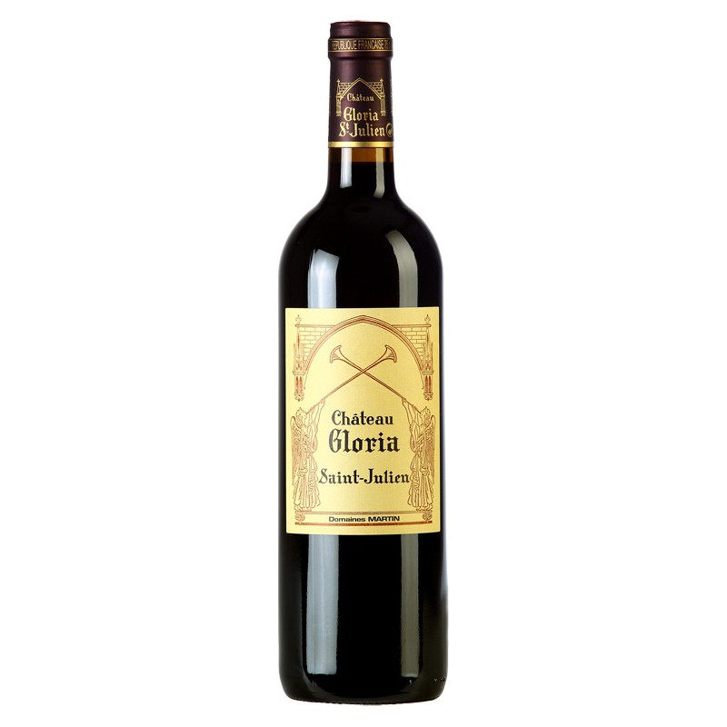 Château GLORIA 2018 - Saint-Julien - par Caisse bois de 6 bouteilles 75 cl