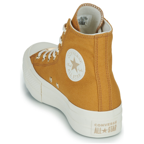 Converse - CHUCK TAYLOR ALL STAR LIFT HI - Jaune / Blanc