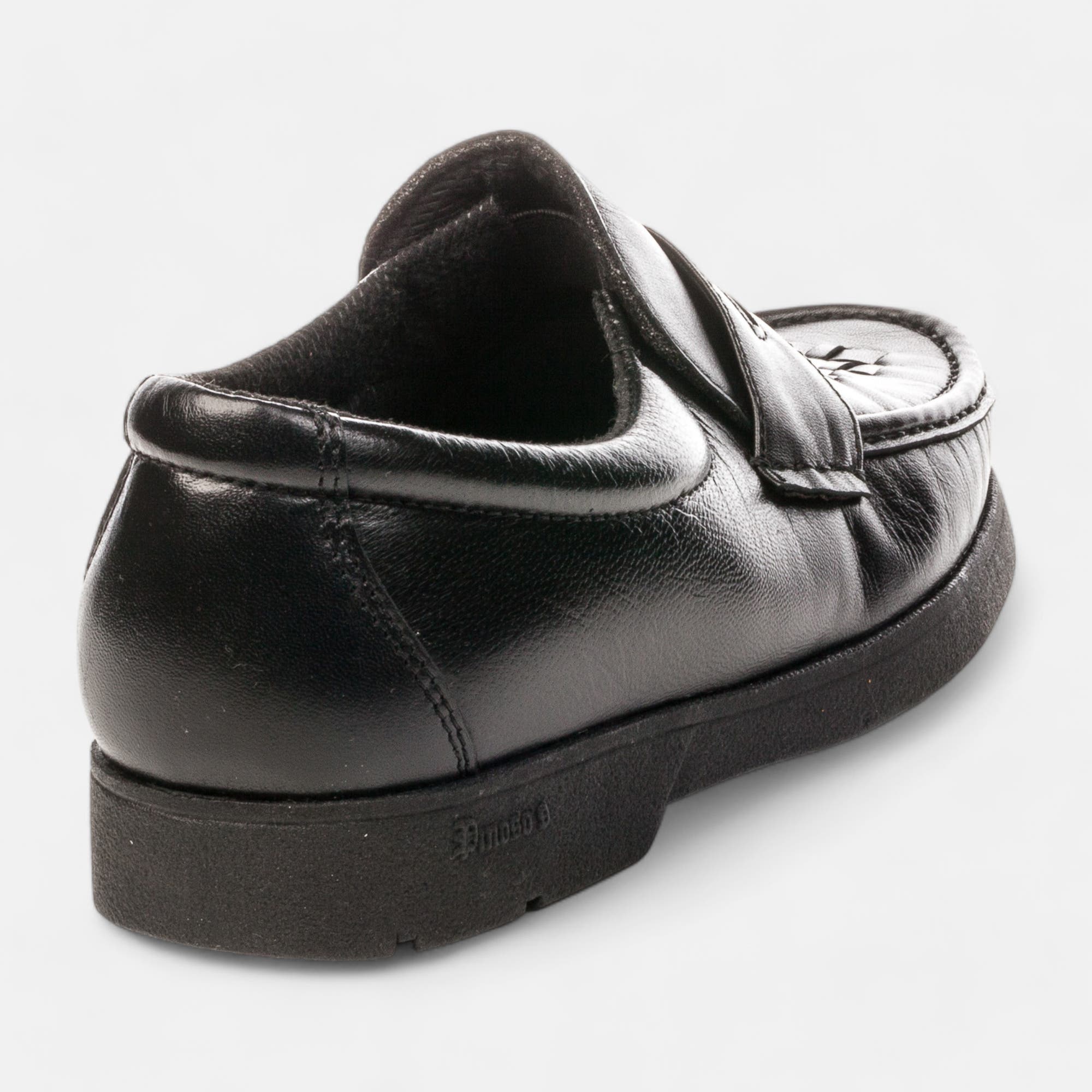 Mocassins Homme en cuir noir