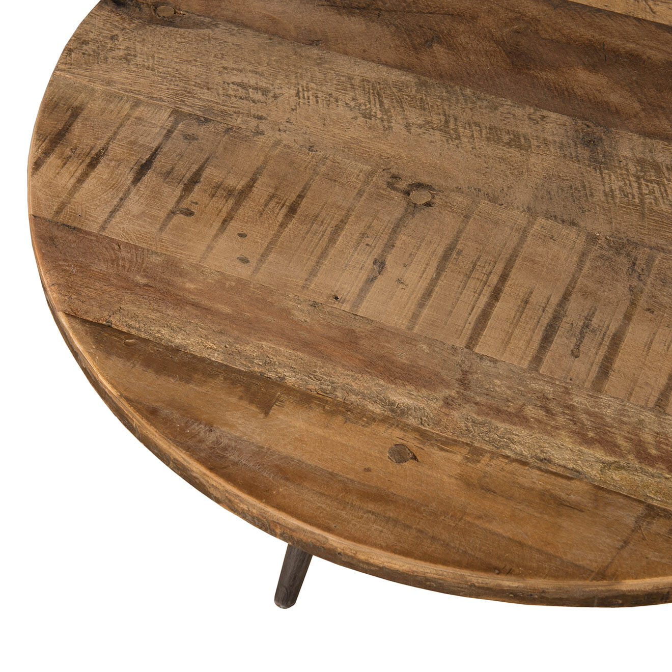 Macabane Table basse Sixtine teck - D.55xH.30 cm