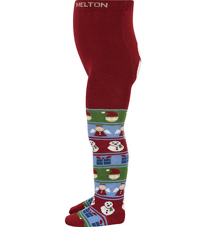 Melton Strumpfhosen - Snowman - Getrocknete Tomaten