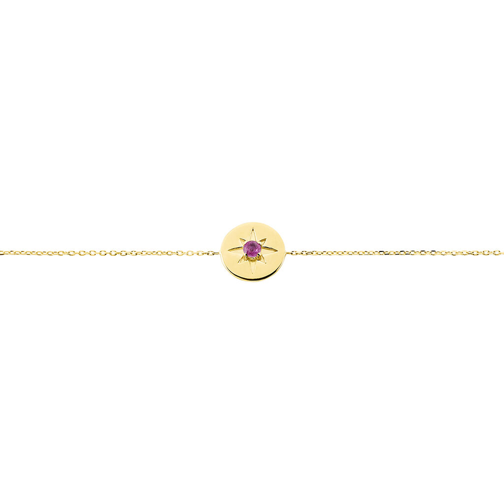 Bracelet Melchior Or Jaune Rubis