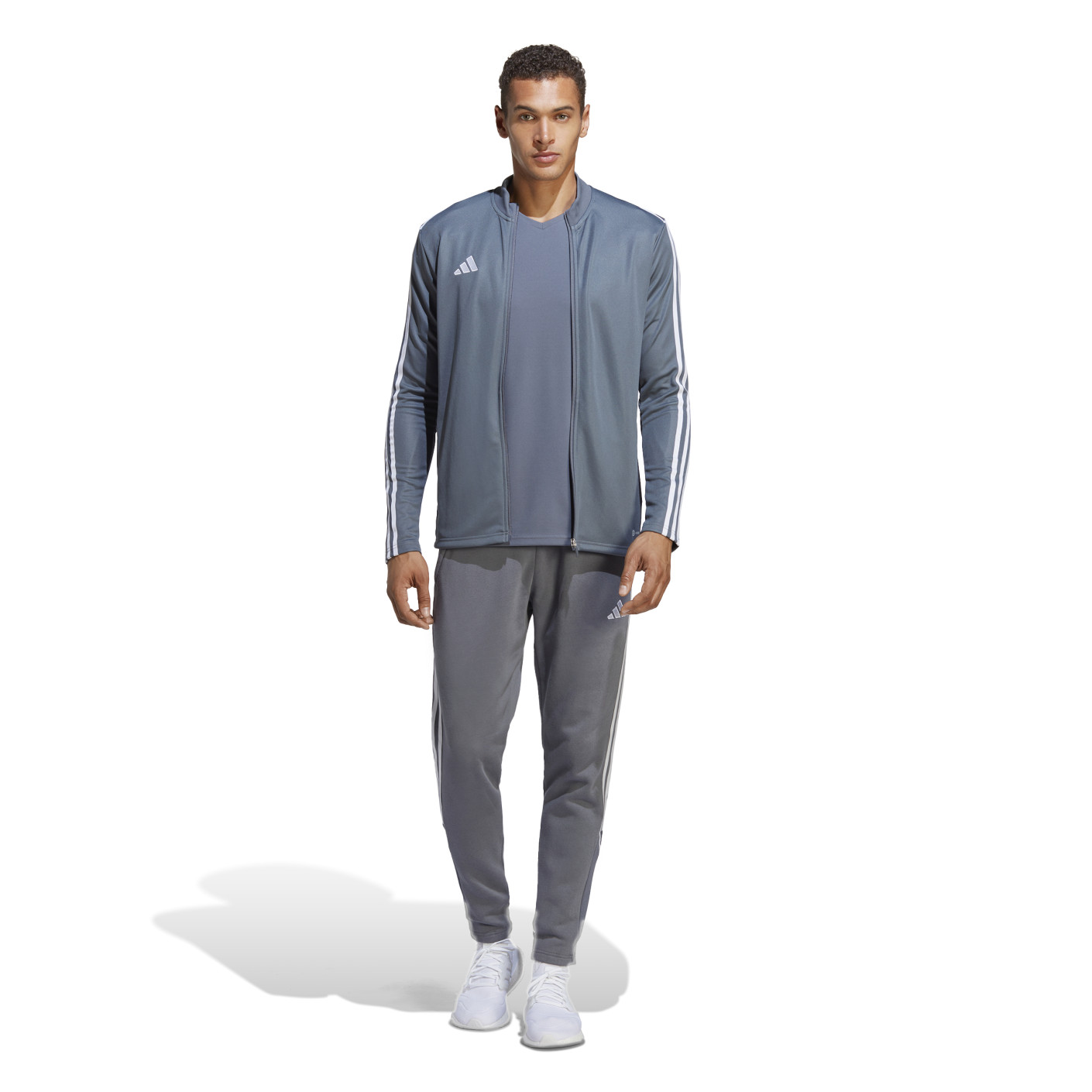 Adidas Tiro 23 Sweat Trainingsbroek Grijs