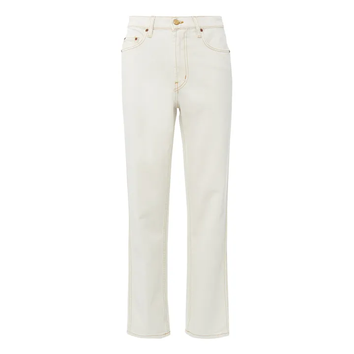 B Sides Jean Taille Haute Louis | Tile White