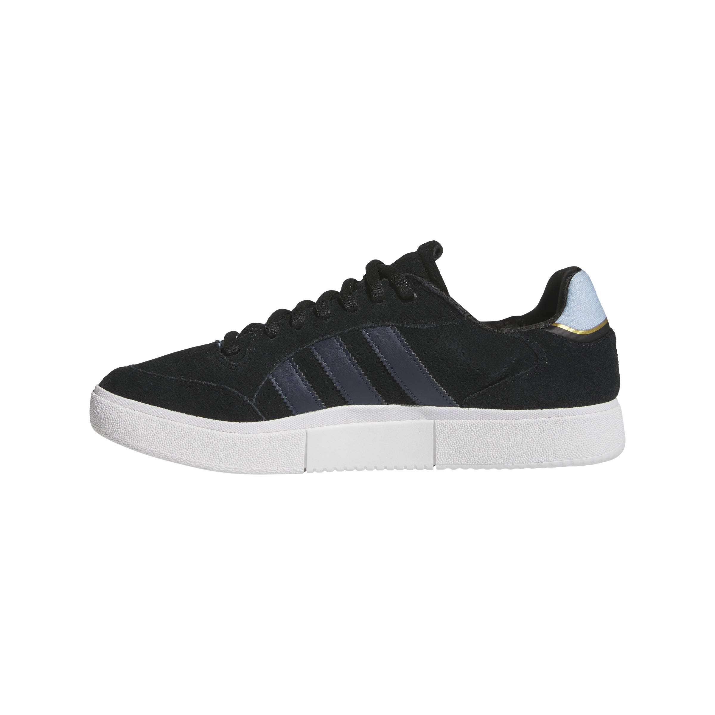 Adidas Skateboarding Tyshawn Low Core Black Clear Sky Collegiale Navy 4 US / 36 EU