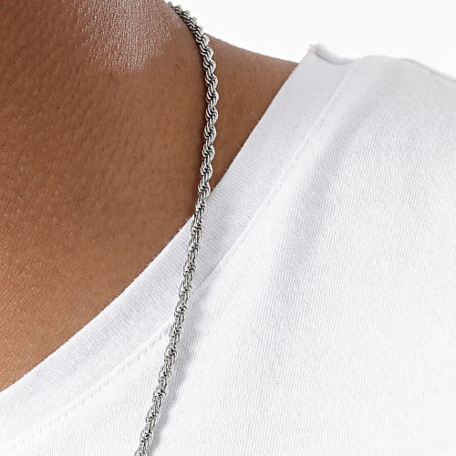 Collier COA019 Argenté