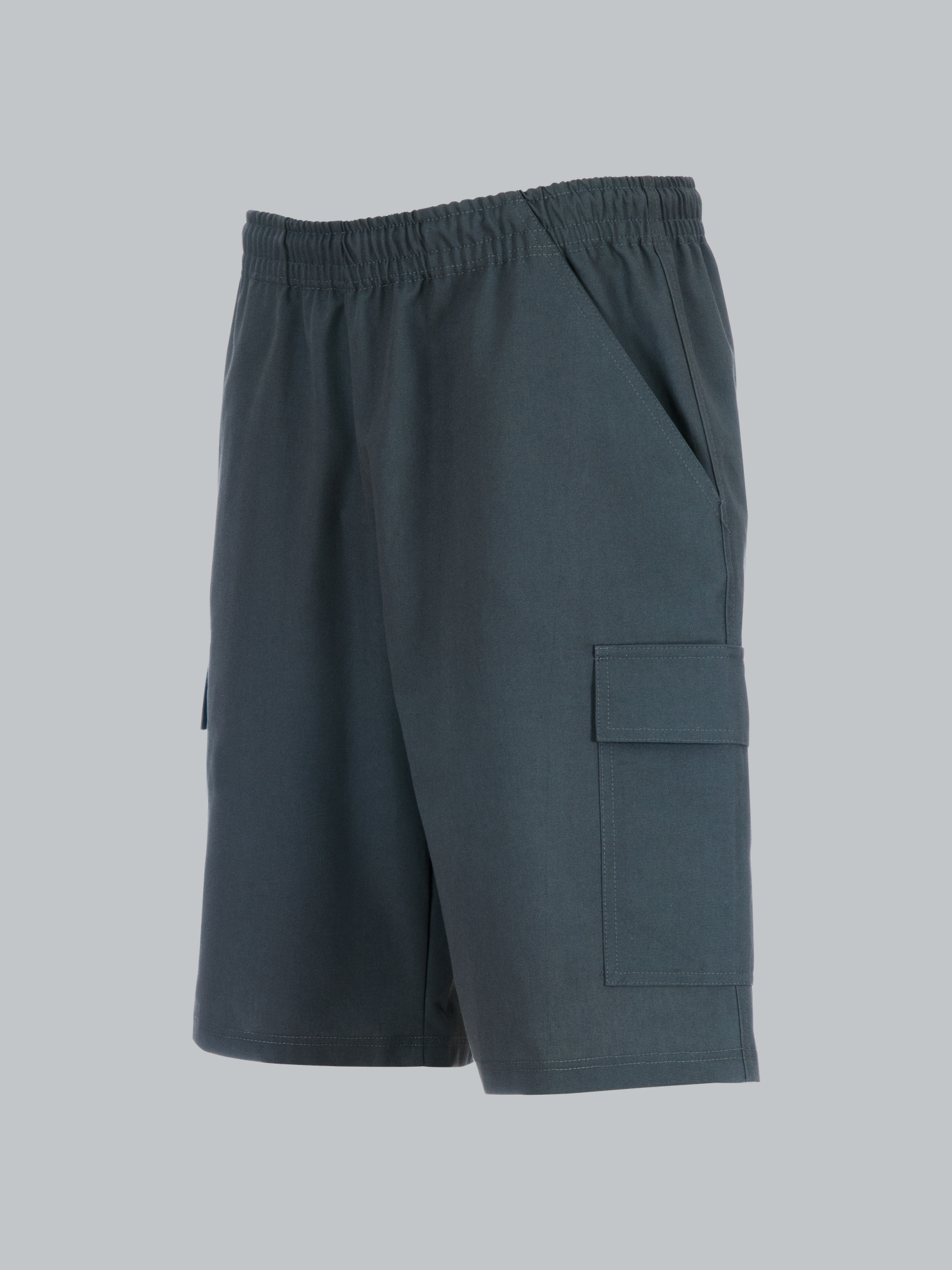 Cargo-Bermuda aus 100% Baumwolle Anthrazit
