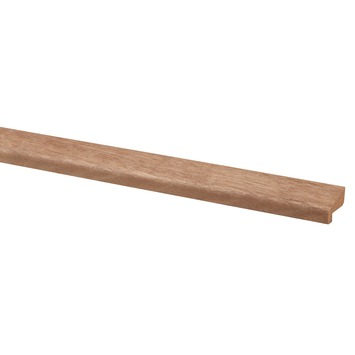 Glaslat met neus hardhout 14x23 mm 270 cm