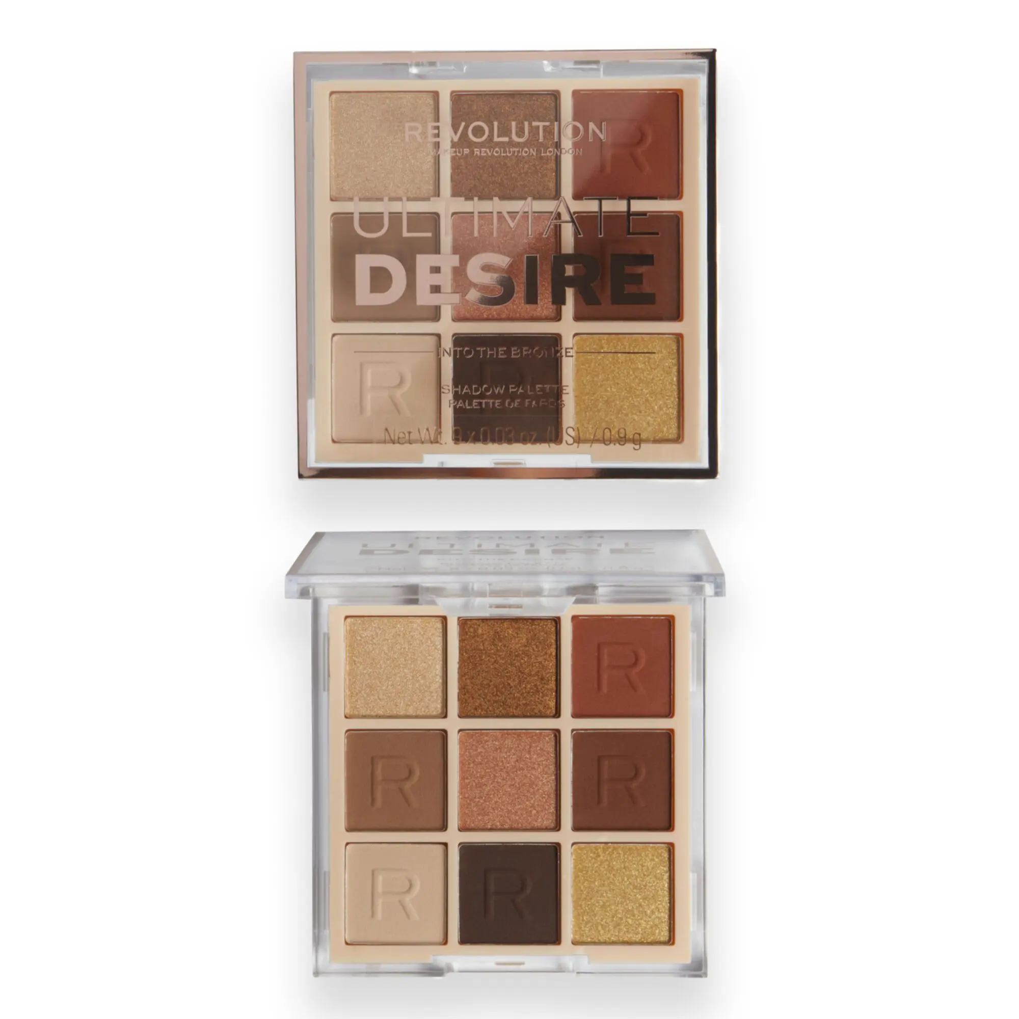 Makeup Revolution - Ultimate Desire Into The Bronze Palette de fards à paupière - Palette
