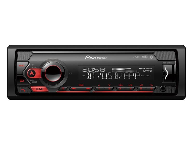 Pioneer Autoradio MVH-S420DAB 1 DIN Autoradio mit DAB -Tuner