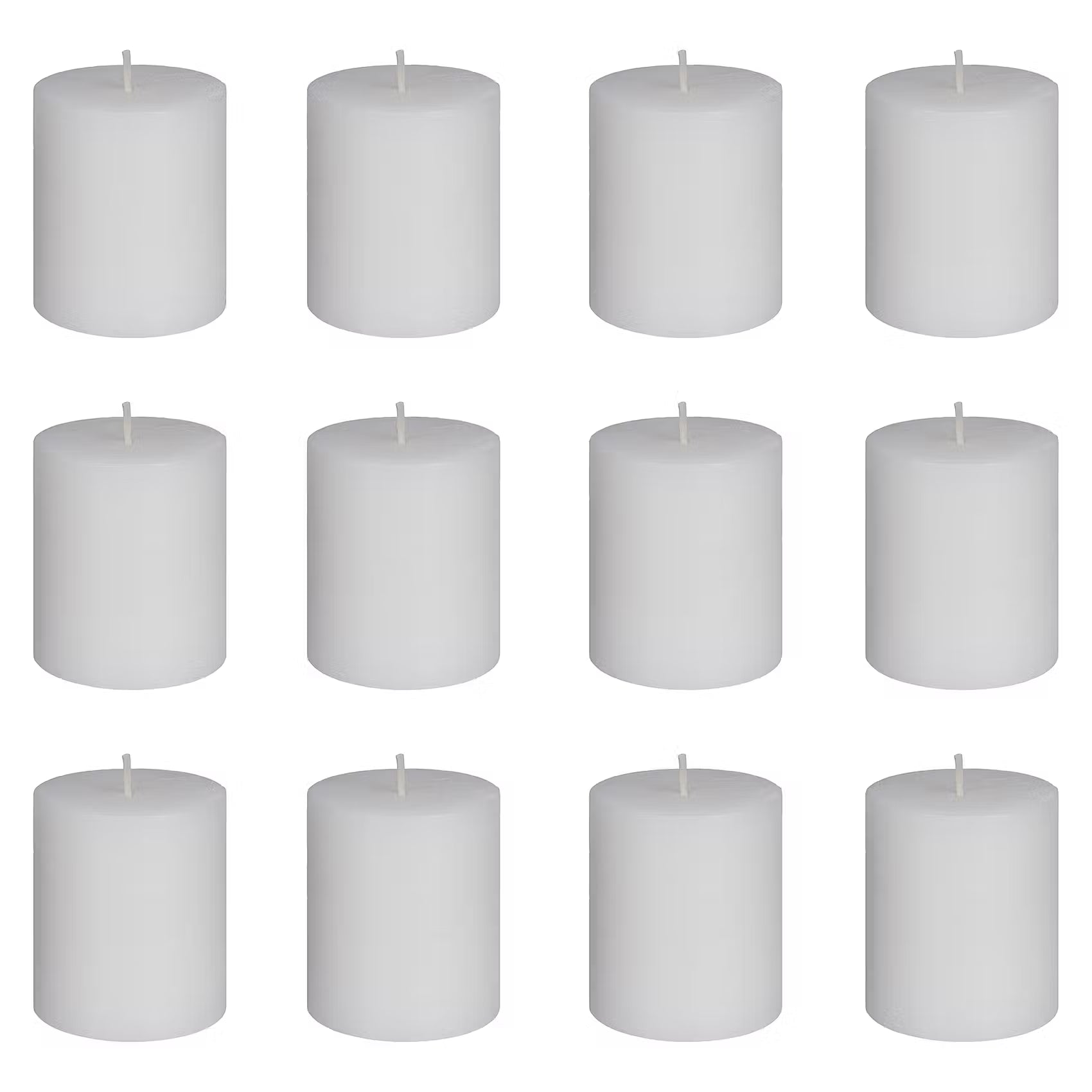 RUSTIC Stumpenkerze 12er-Set