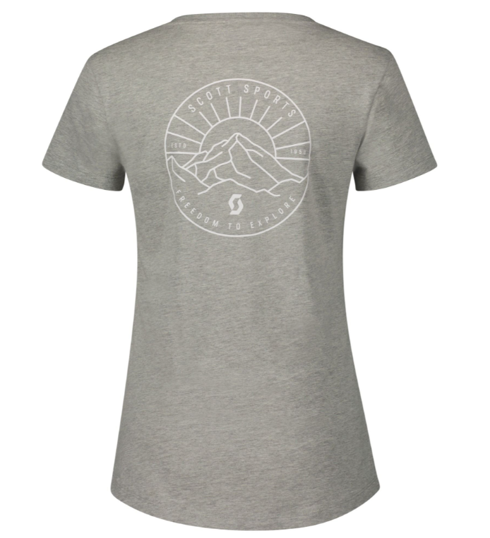 SCOTT Graphic T-shirt til Kvinder, Grå