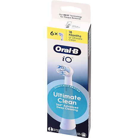 Oral-B iO Ultimate Clean tandbørstehoveder - 6-pak