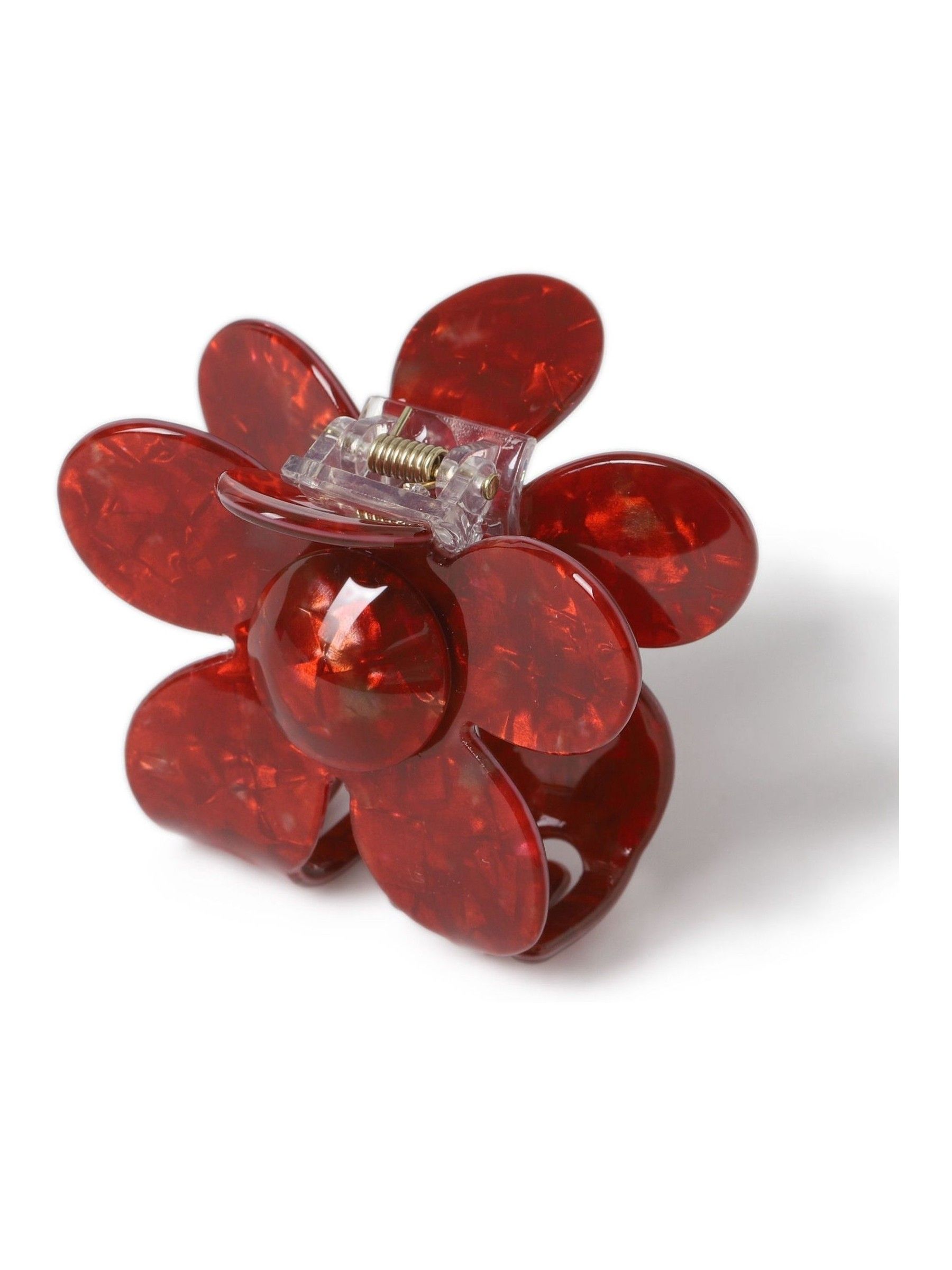 Aela Red Flower Hair Claw