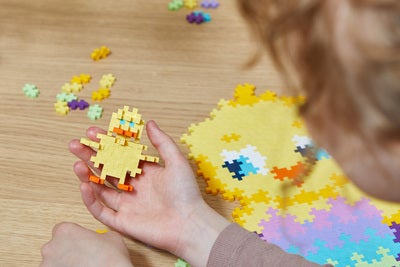 Plus-Plus Puzzle By Numbers Chick Byggesett 250 Deler