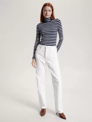 Blusa de gola alta justa