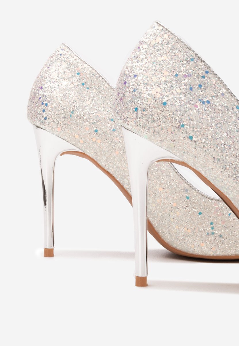 Chaussures stiletto blancs Janey
