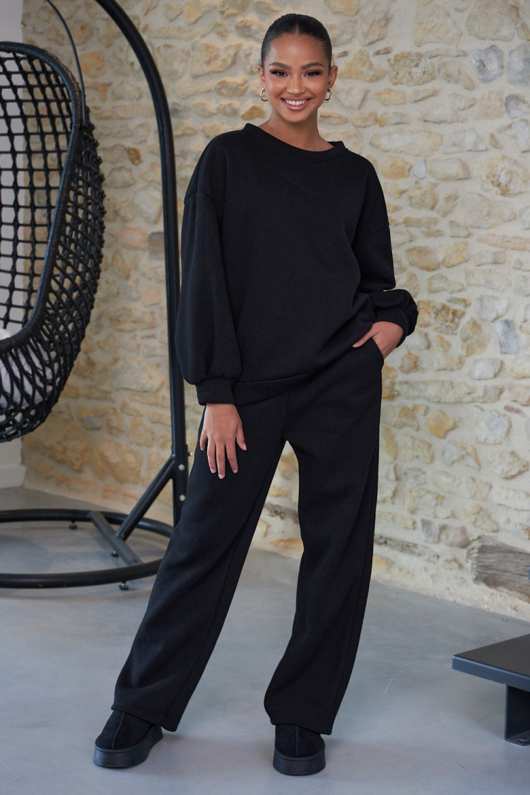 Ensemble 2 pièces sweat + jogging noir
