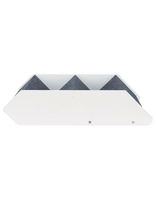 Trixie Trap In Hoogte Verstelbaar - Hondenloopplank - 40x47x67 cm Wit Grijs