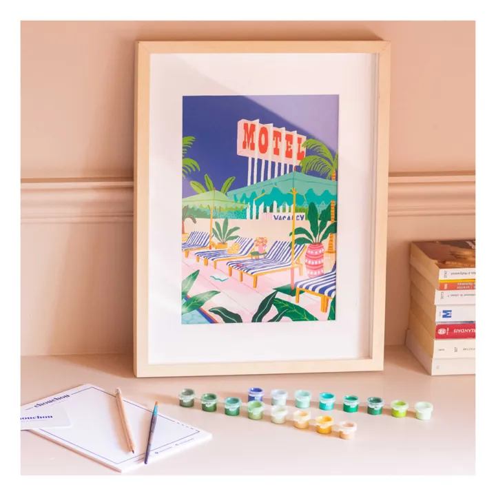 La Petite Épicerie Kit de peinture au numéro - The Motel Pool